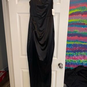 Windsor Black Strapless Gown